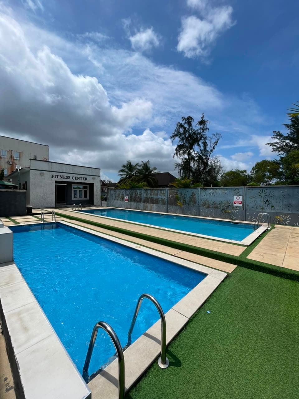 Swimming pool and fitness center